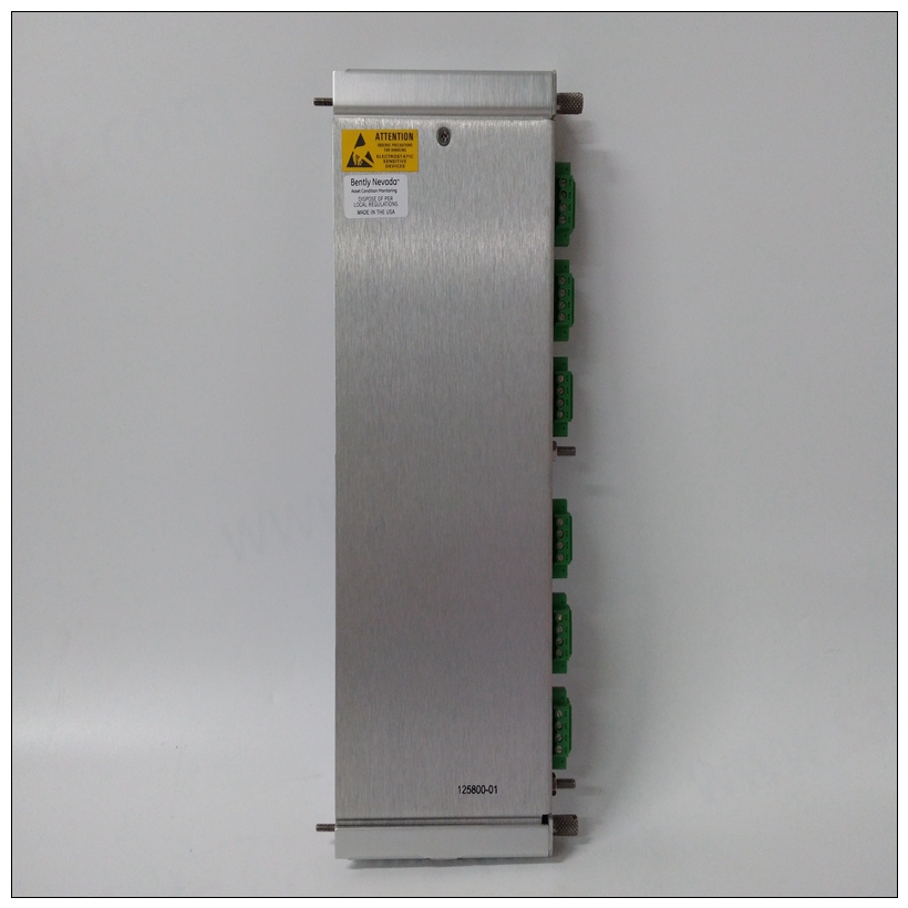 BENTLY 125800-01 3500/25速度監(jiān)測器模塊